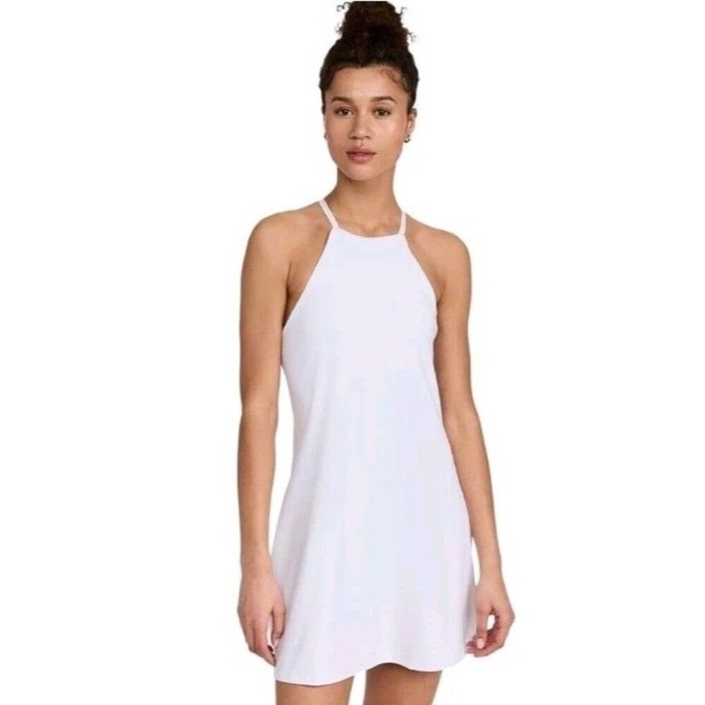 Madewell MWL Flex Athleisure White Tennis Dress Size XL Fitness Built-In Shorts